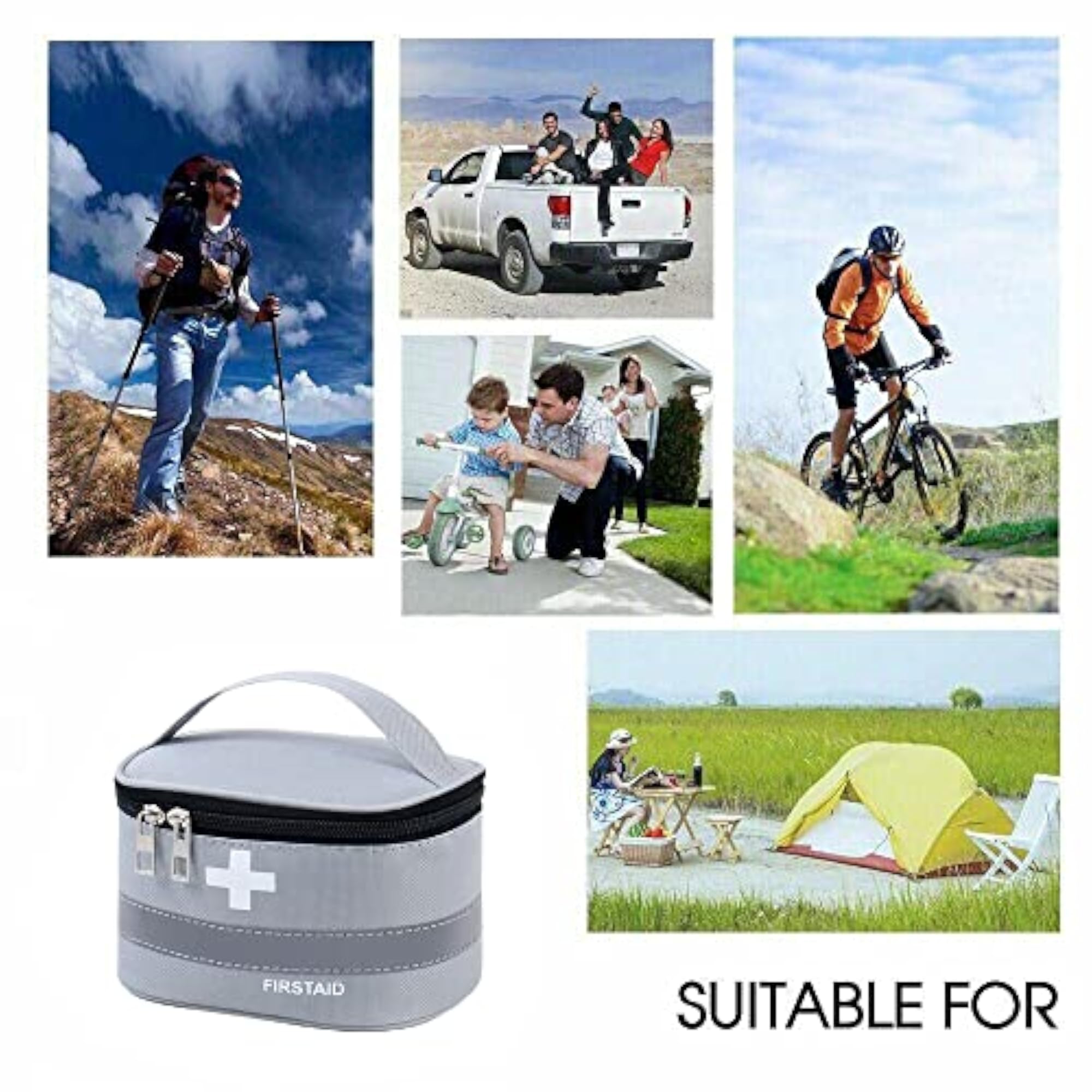 First Aid Kit Empty Medical Storage Bag